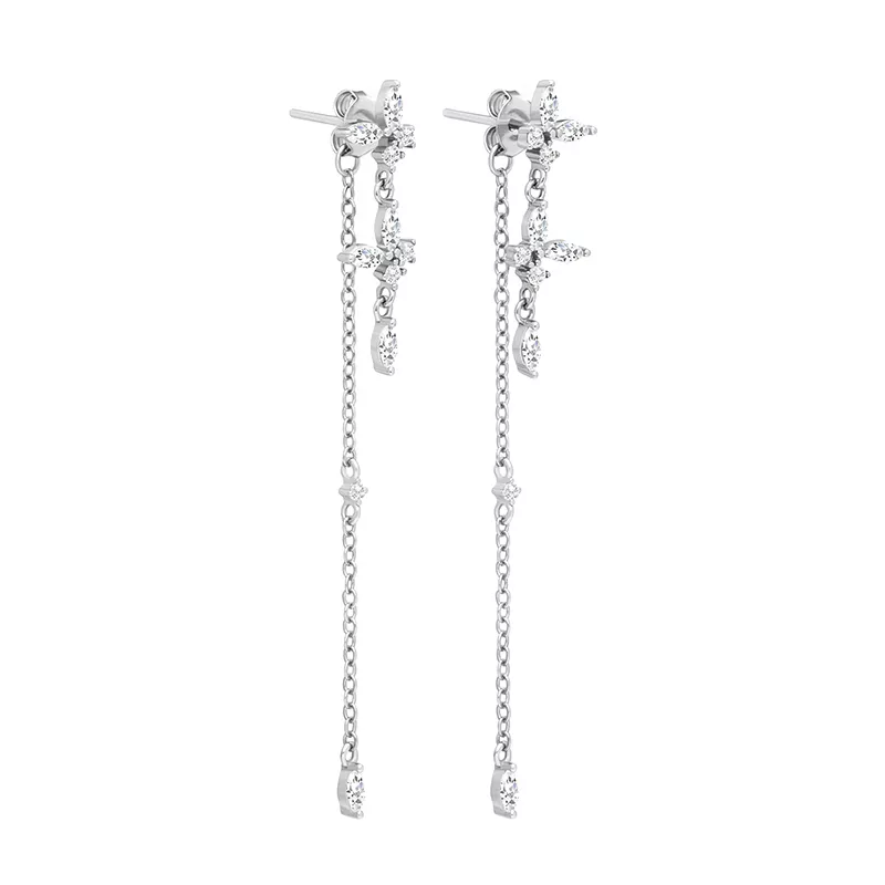 Druppel Oorbellen Sieraad - Elurea - Elegante Gouden Afwerking - Tijdloze Mode Accessoire