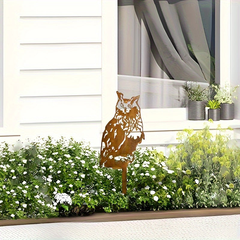 Tuinsteker - OwlCraft - Rustieke Ontwerp - Tuinversiering