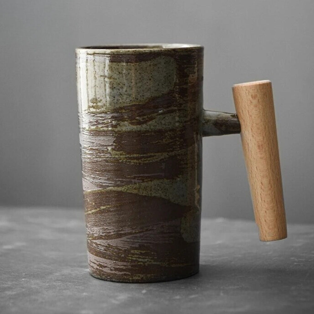 Keramische Mok - BrewEase - Warmtebehoudend Ontwerp - Stijlvolle Nordic Uitstraling