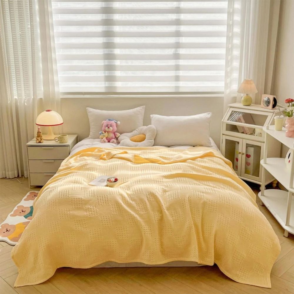 Deken - SoftWeave - Wafelstructuur - Gezellig Comfort