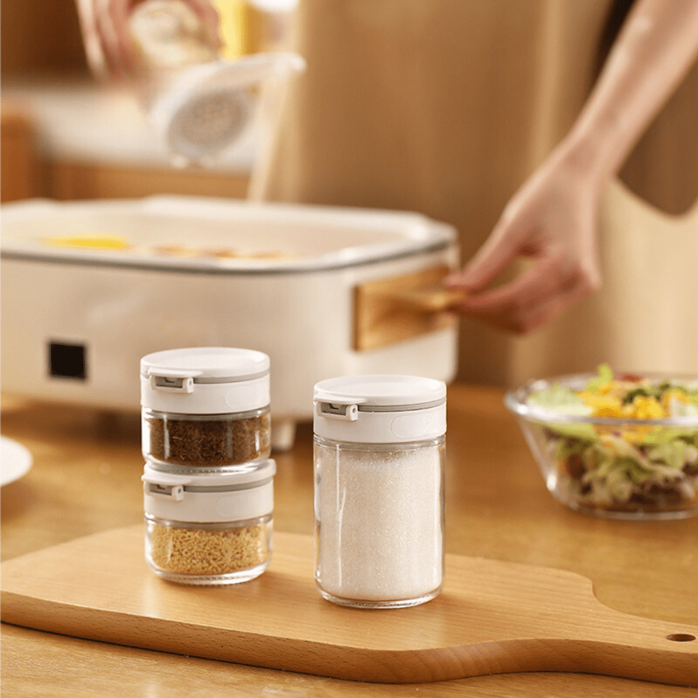 Kruidendoos - SpiceMaster - Dubbeldeksel Ontwerp - Efficiënte Opslag