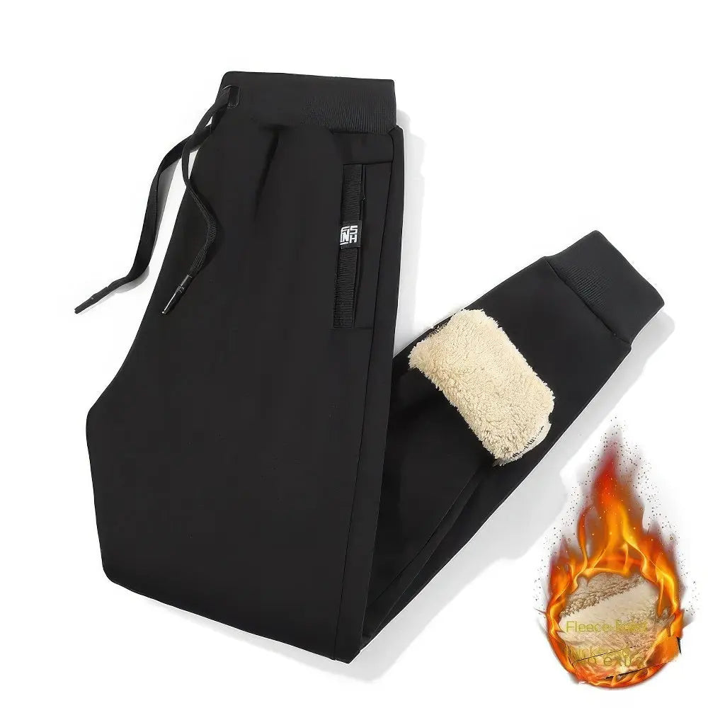 Winter Joggingbroek - WarmFlex - Fleece Gevoerd - Verstelbare Pasvorm