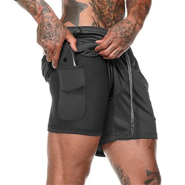 Hardloopshorts - SportFlex - Dubbele Laag - Sneldrogend