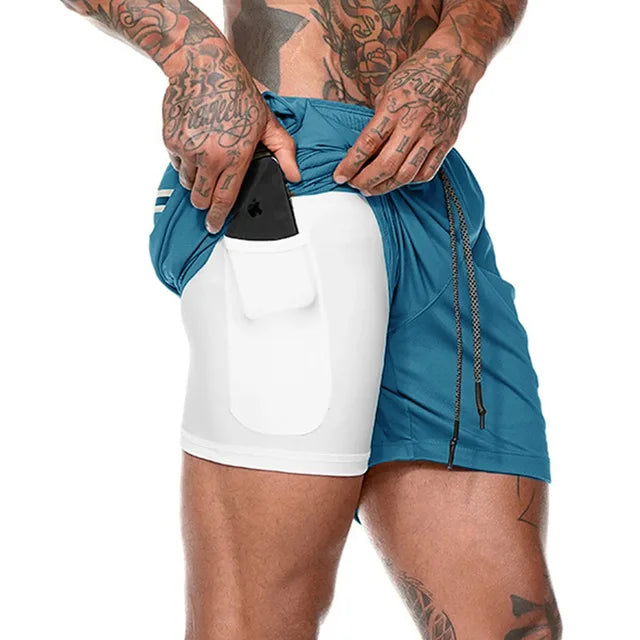Hardloopshorts - SportFlex - Dubbele Laag - Sneldrogend