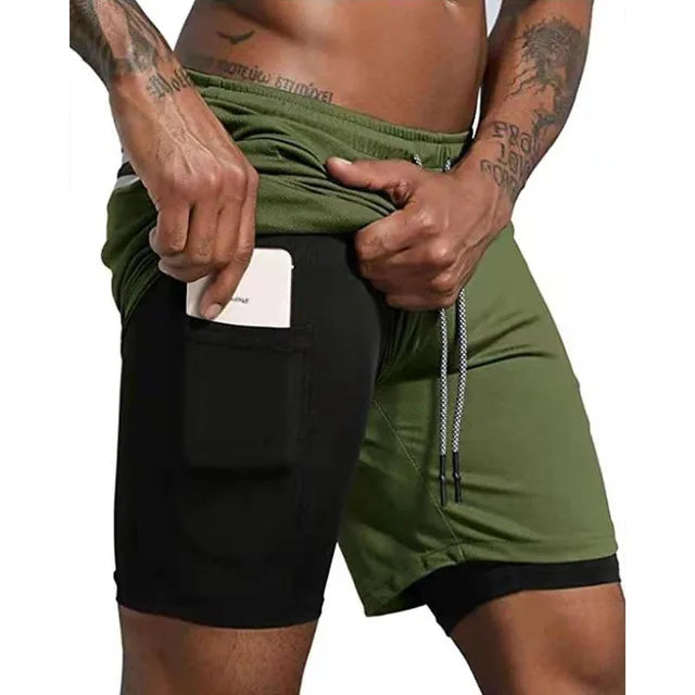 Hardloopshorts - SportFlex - Dubbele Laag - Sneldrogend