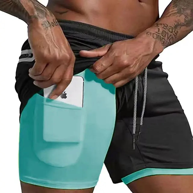 Hardloopshorts - SportFlex - Dubbele Laag - Sneldrogend