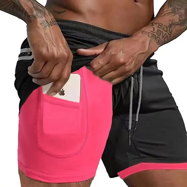 Hardloopshorts - SportFlex - Dubbele Laag - Sneldrogend