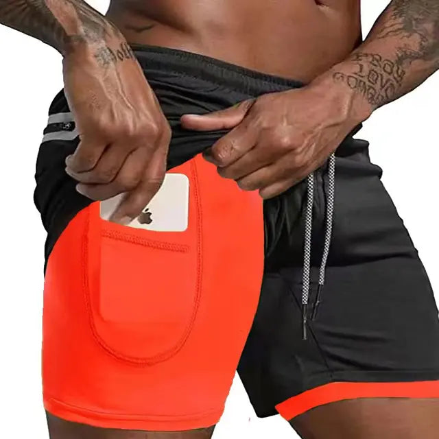 Hardloopshorts - SportFlex - Dubbele Laag - Sneldrogend