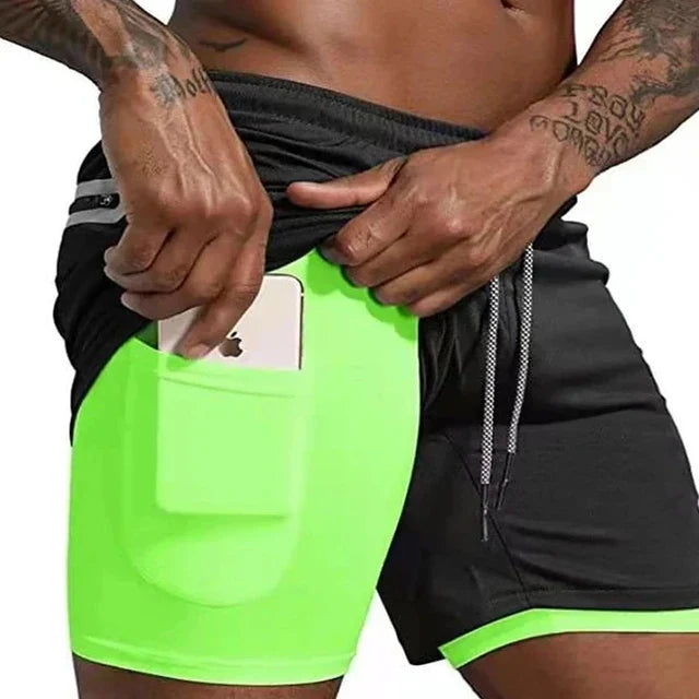Hardloopshorts - SportFlex - Dubbele Laag - Sneldrogend