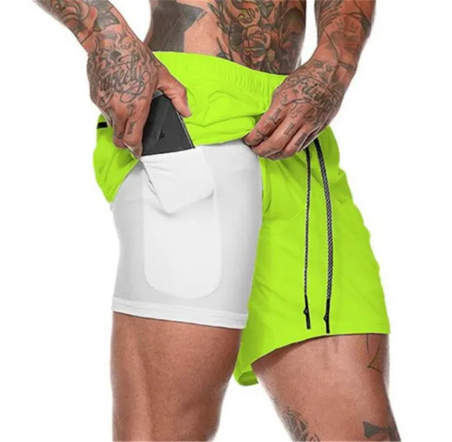 Hardloopshorts - SportFlex - Dubbele Laag - Sneldrogend