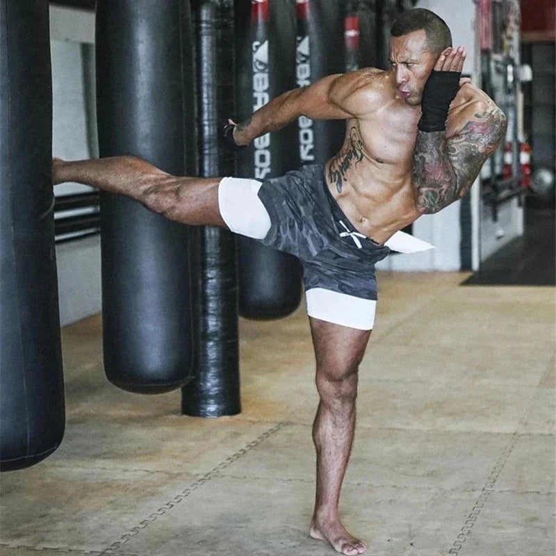Hardloopshorts - SportFlex - Dubbele Laag - Sneldrogend