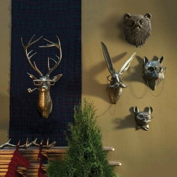 Dierenmuurbeeld - DecoWild - Uniek Ontwerp - Blikvanger Decoratie