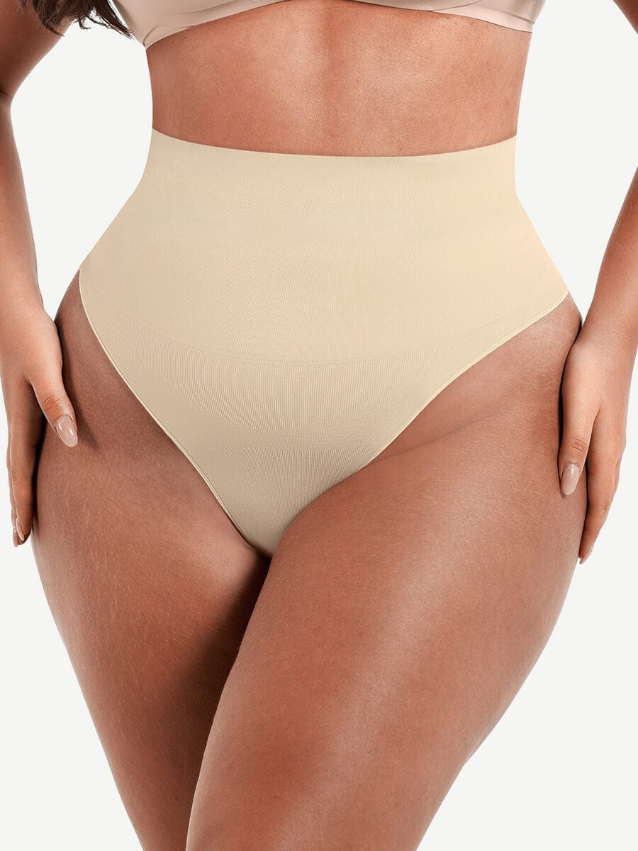 Naadloze Shaping Thong - ShapeFit - Milieuvriendelijke Comfort - Lage Taille Ontwerp