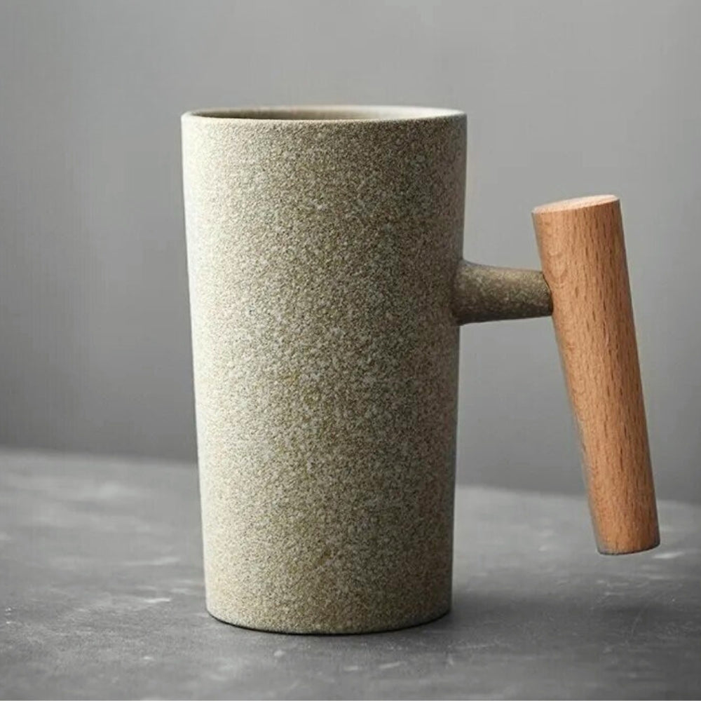 Keramische Mok - BrewEase - Warmtebehoudend Ontwerp - Stijlvolle Nordic Uitstraling