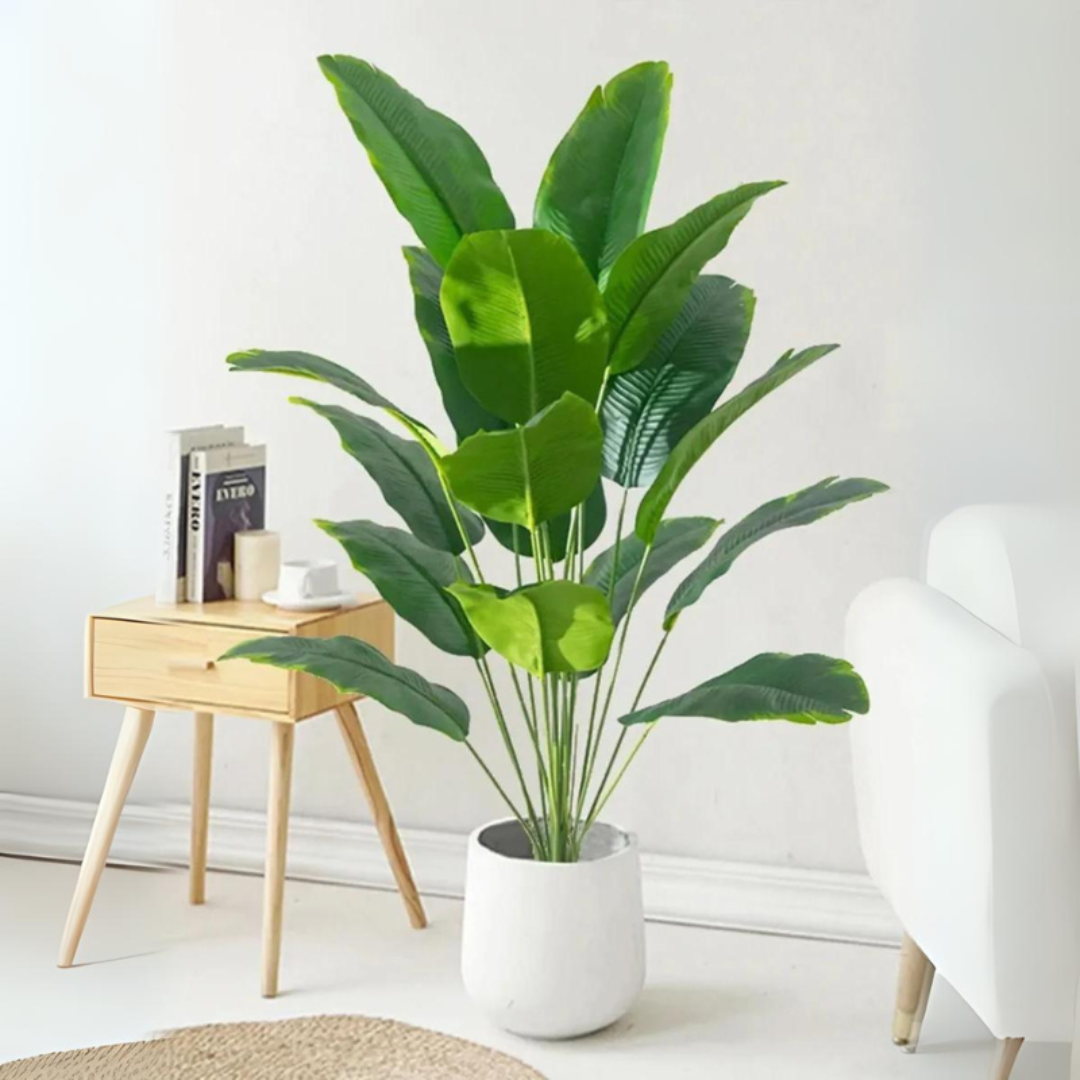 Kunstplant - GreenLeaf - Tropisch Loof - Decoratieve Woonaccessoire