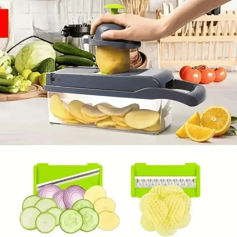 Groentesnijder - ChopMaster - 14-in-1 Multifunctioneel - Snel & Eenvoudig Snijden