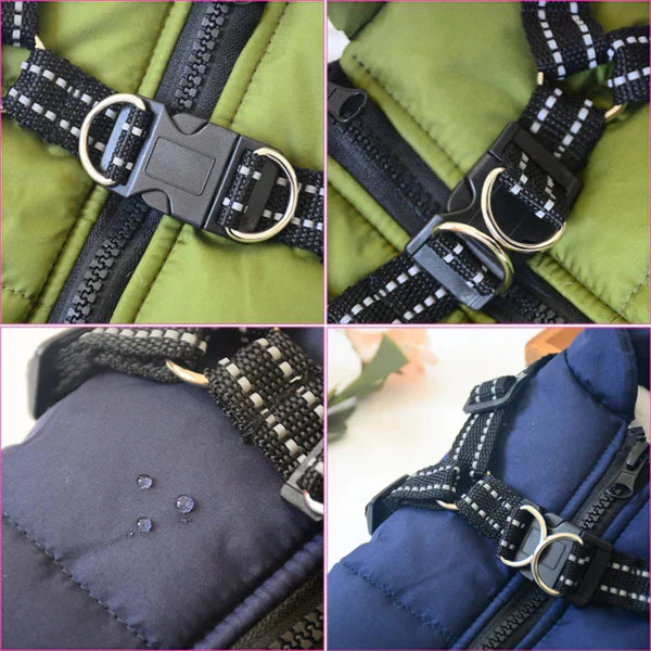 Winterhondenjas - PawGuard - Waterdicht Ontwerp - Warme Fleece Voering