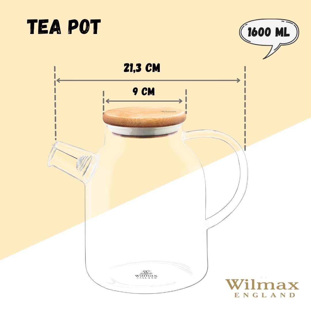 Glazen Theepot - ThermoBrew - Schokbestendig Design - Hittebestendig