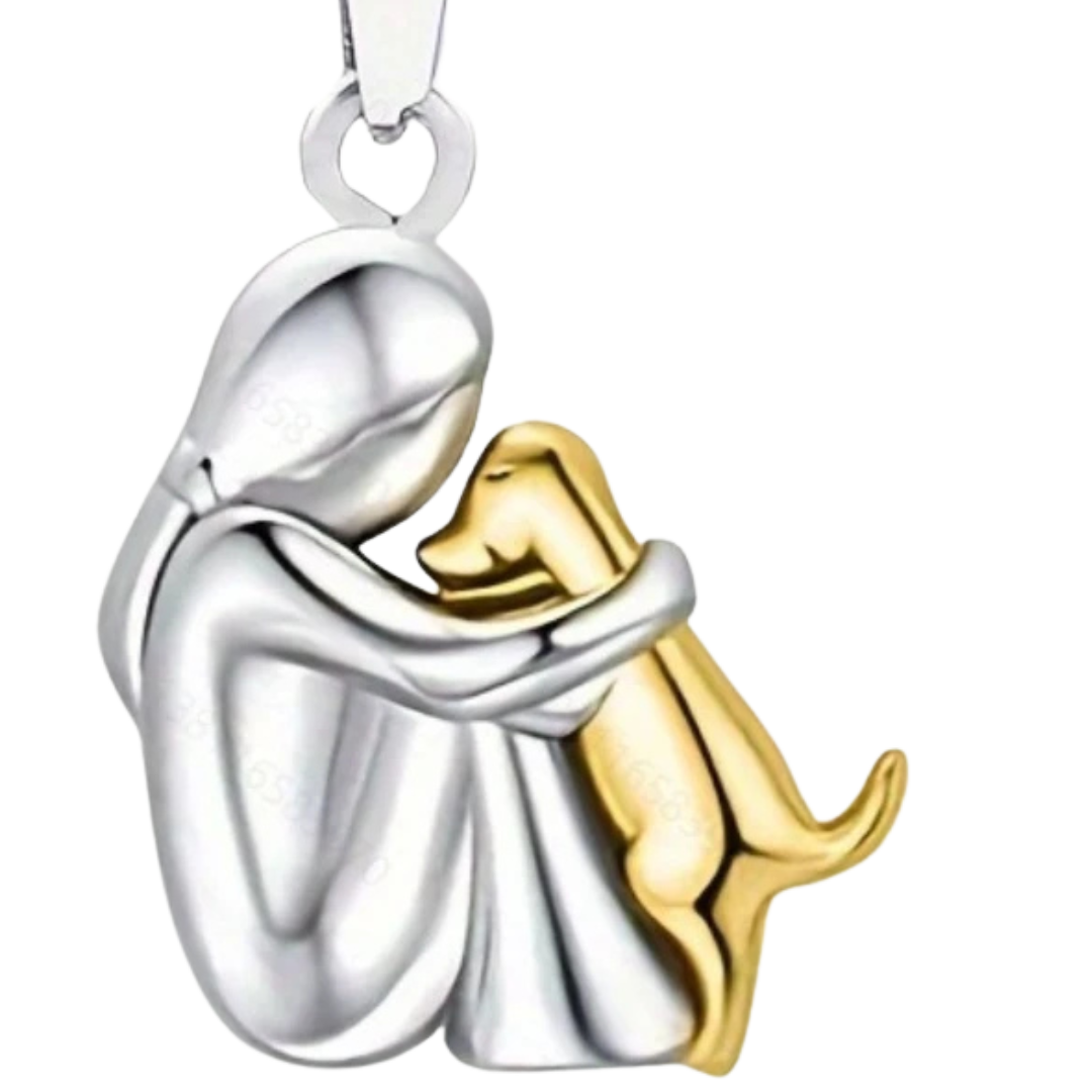 Huisdier Ketting - PawLink - Twee-Kleurig Design - Hond Hanger