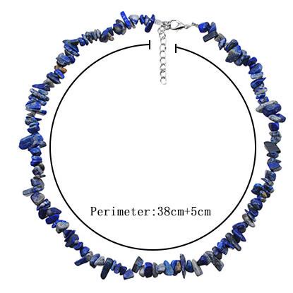 Kristallen Hanger Ketting - Virelle - Gepolijste Edelsteen Bedel - Elegante Dames Sieraden