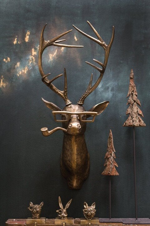 Dierenmuurbeeld - DecoWild - Uniek Ontwerp - Blikvanger Decoratie