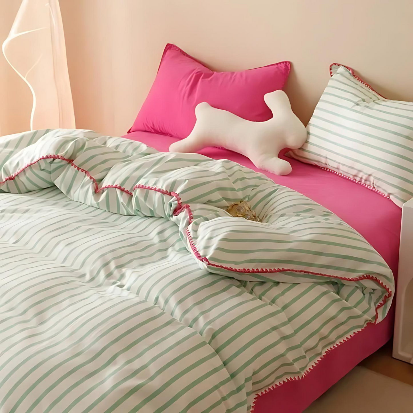 Beddengoed Set - DreamEase - Zacht Stof - Elegante Design