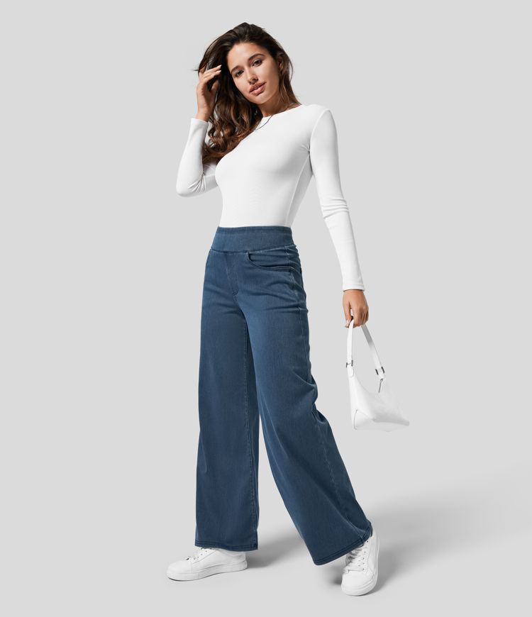 Hoge Taille Broek - ComfyFit - Elastische Stretch - Comfort de Hele Dag