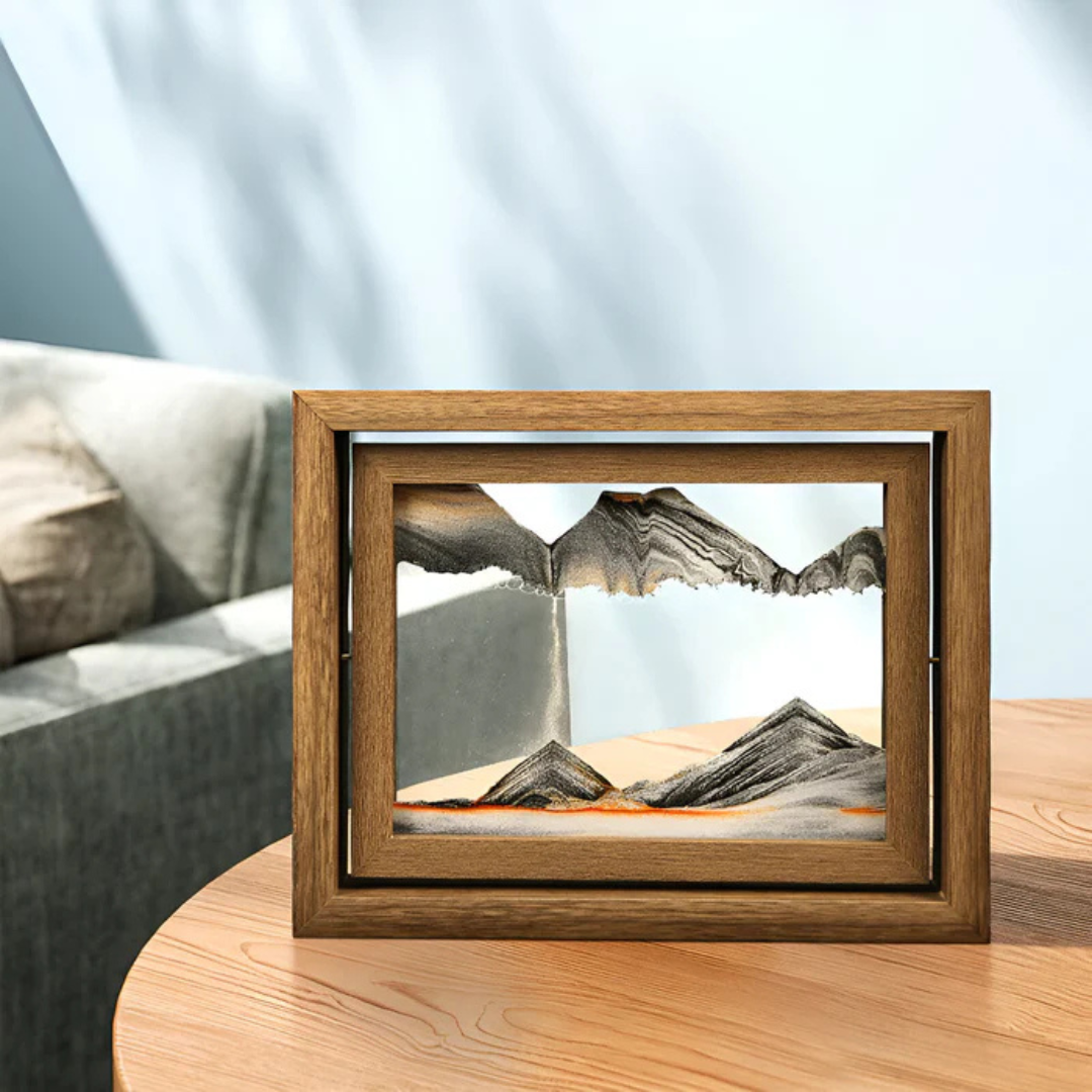 Draaiende Zandkunst - SandScape - 3D Sculptuur - Stromend Zand