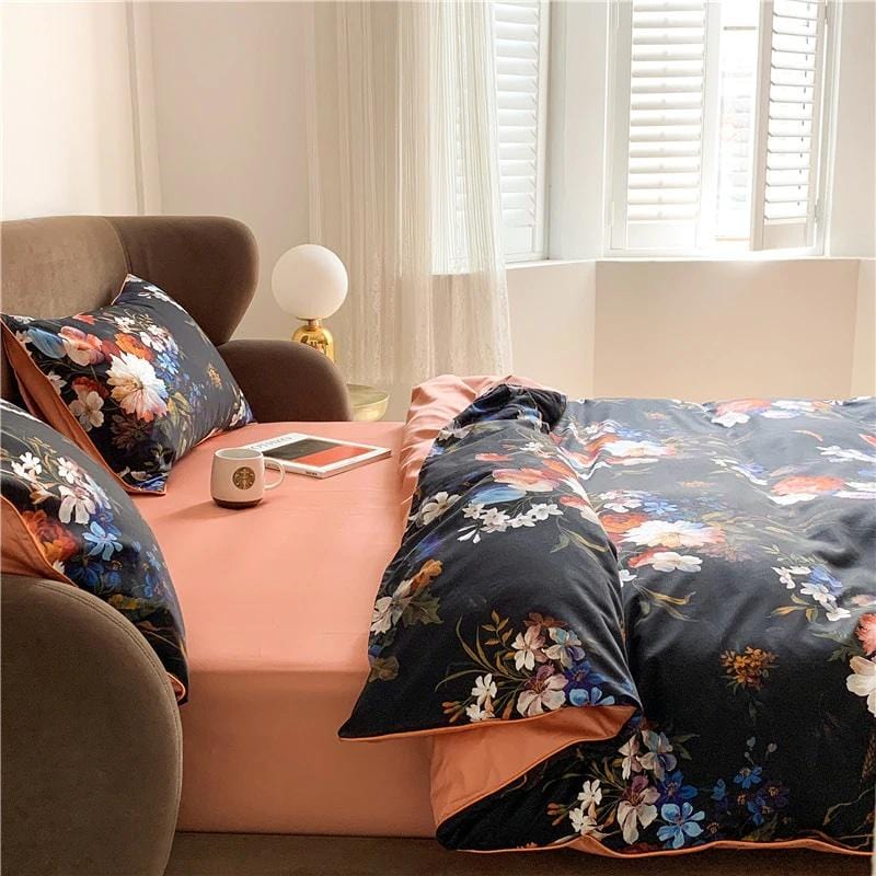 Beddengoed Set - Luxora - Egyptisch Katoen - Bloemen Vogelpatroon