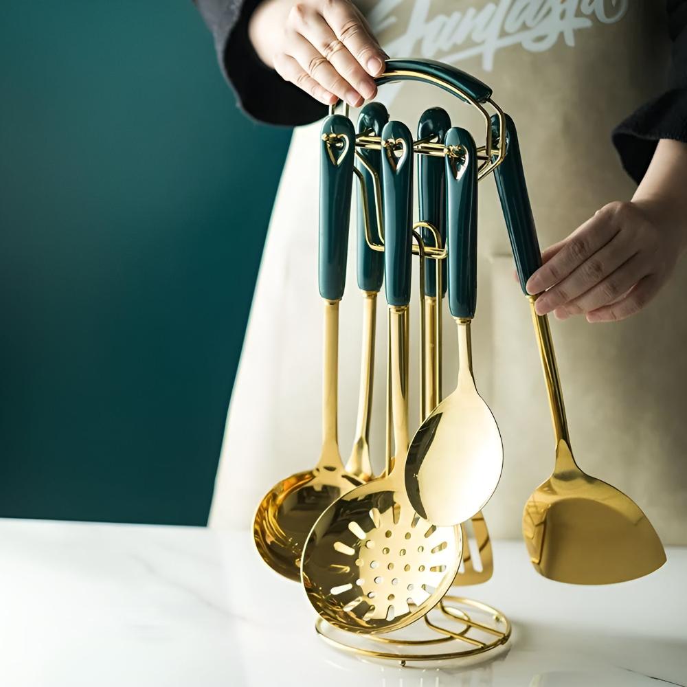 Keukengerei - GoldCraft - Roestvrijstaal - Premium Set