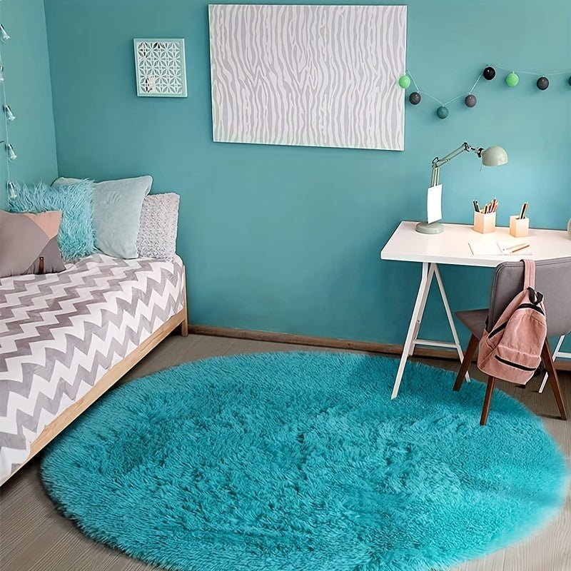 Ronde Pluche Vloerkleed - FluffiLux - Ultrafijn Zacht - Vervaagbestendig