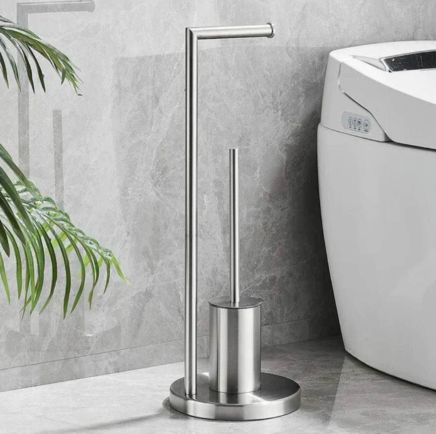 Toiletpapier Houder - NeatRoll - Stijlvol Design - Met Borstel