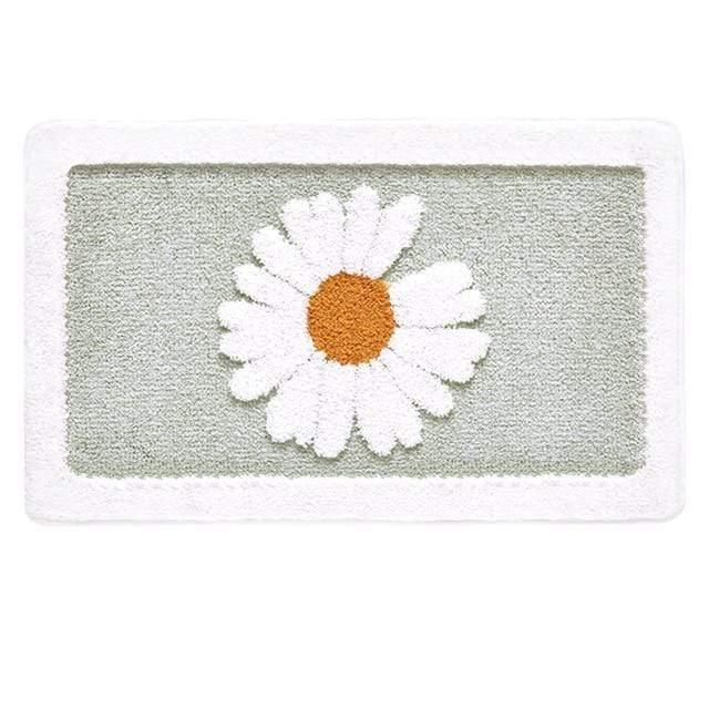 Antislip Mat - GripBloom - Madelief Patroon - Machine Wasbaar