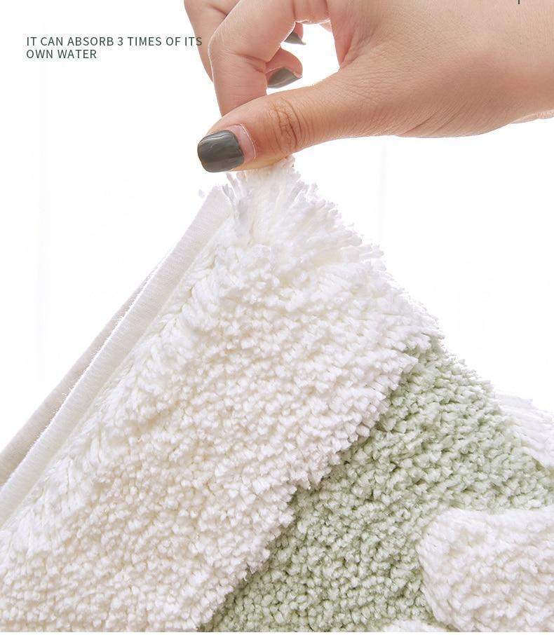 Antislip Mat - GripBloom - Madelief Patroon - Machine Wasbaar