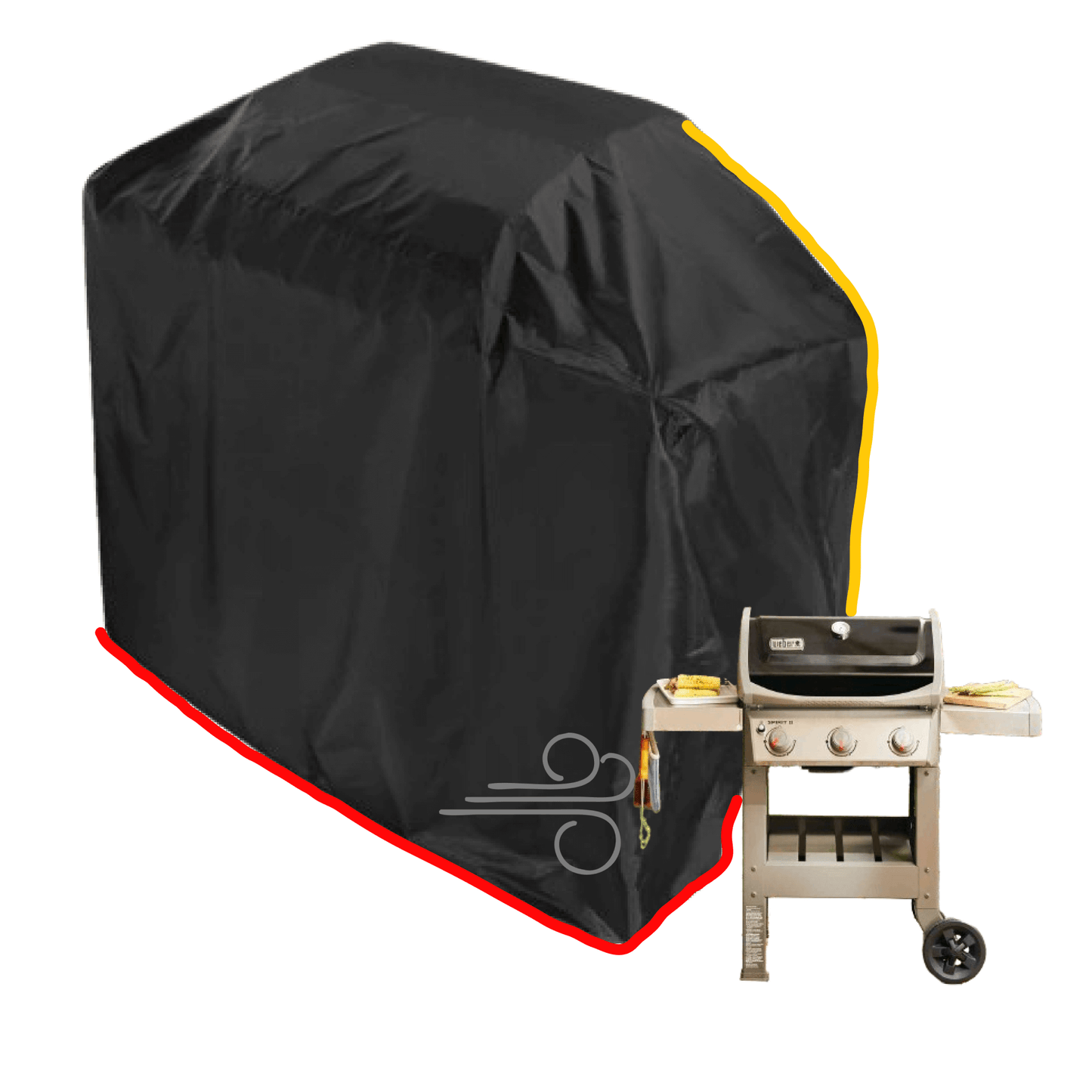 Grillhoes - GuardPro - Weerbestendige Bescherming - Universele Pasvorm