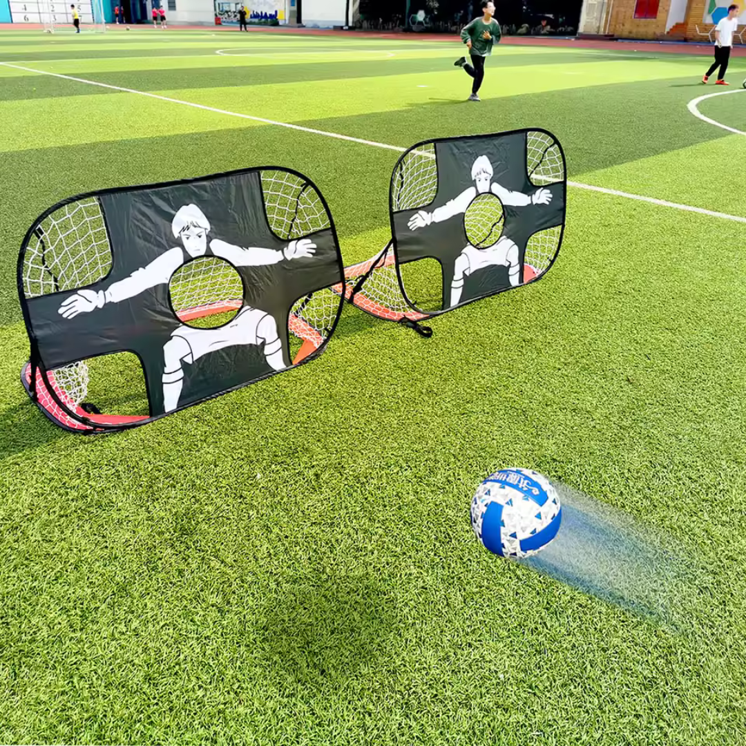 Opvouwbaar Voetbaldoel - Sportiva - Duurzaam Nylon - Binnen & Buiten