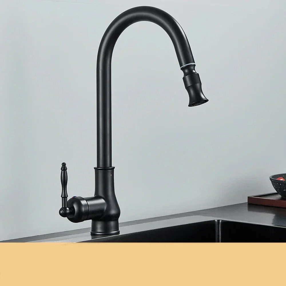 Keukenkraan - VintageTap - Antiek Messing - Elegante Design