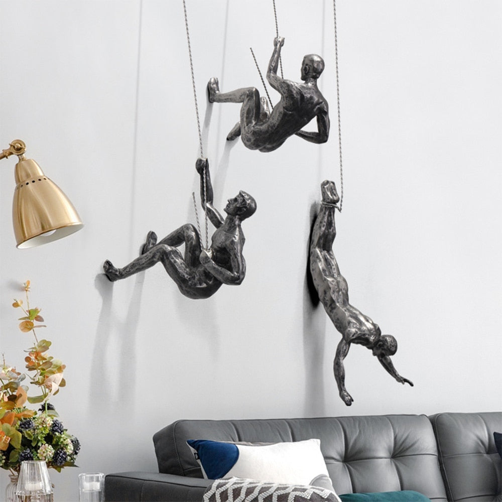 Muurdecoratie - ClimbCraft - 3D Kunst - Creatieve Woondecoratie