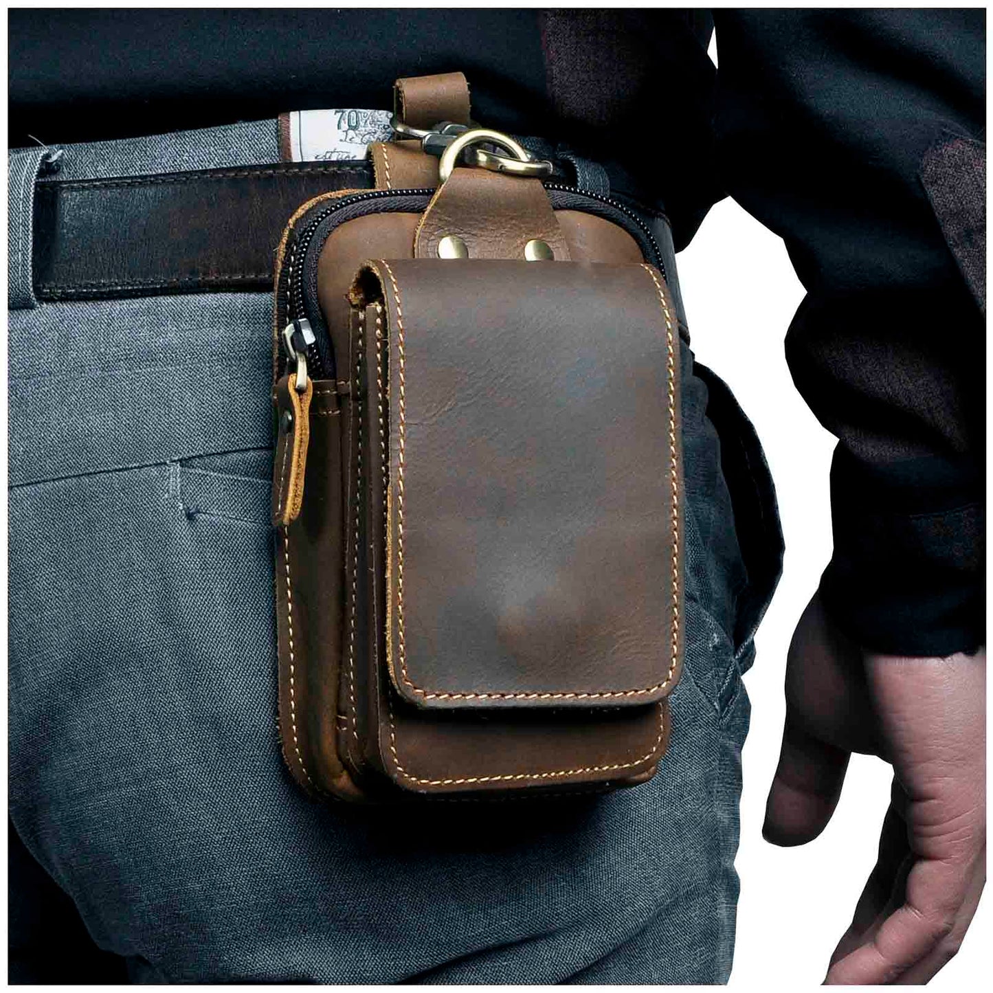 Heuptas - LeatherLux - Echt Leer - Stijlvol Design