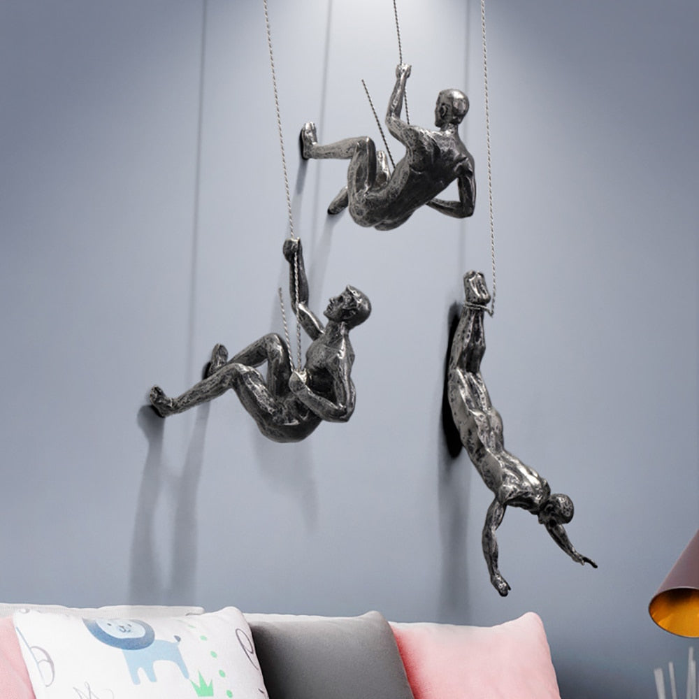 Muurdecoratie - ClimbCraft - 3D Kunst - Creatieve Woondecoratie