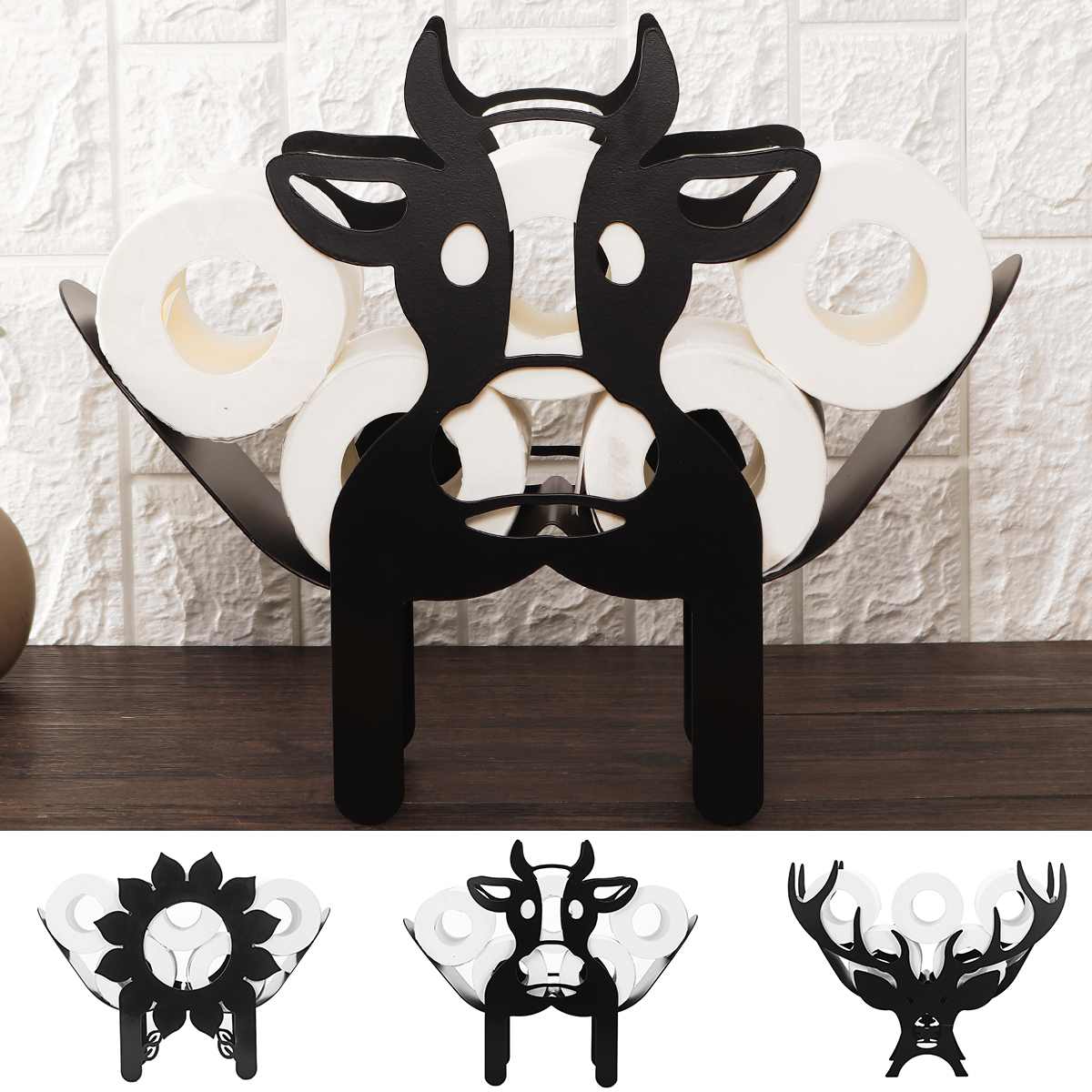 Toiletrolhouder - ZooRoll - Dieren Design - Leuke Opslag