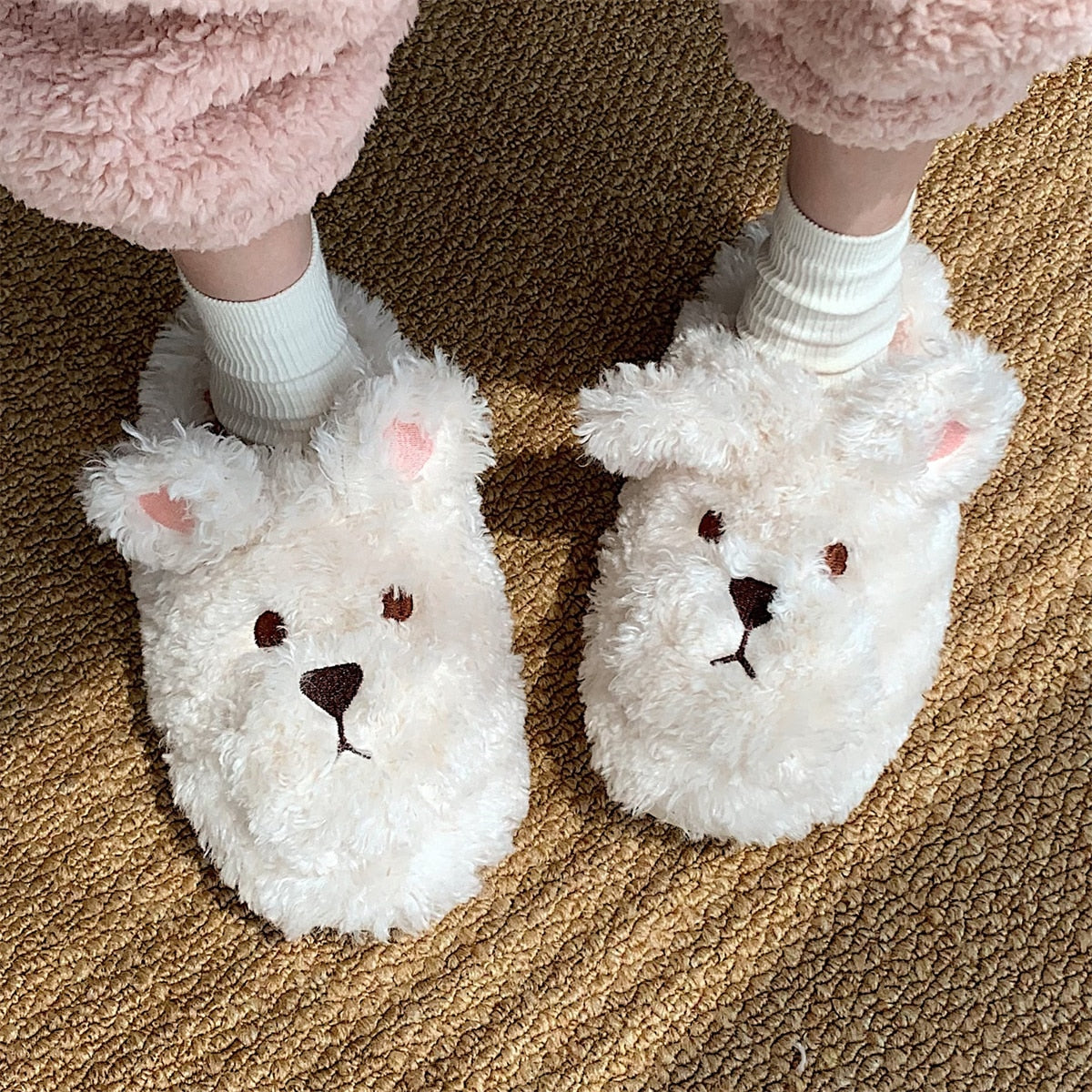 Dierenpantoffels - CozyZoo - Pluizig Ontwerp - Winterwarmte
