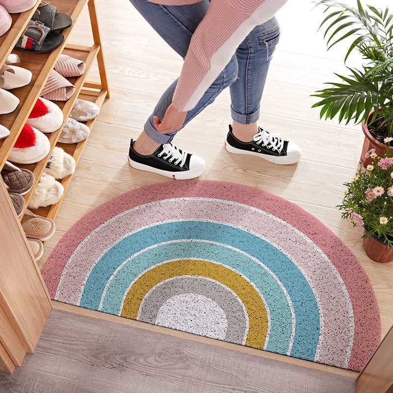 Deurmat - ColorWave - Regenboogprint - Stijlvolle Entree