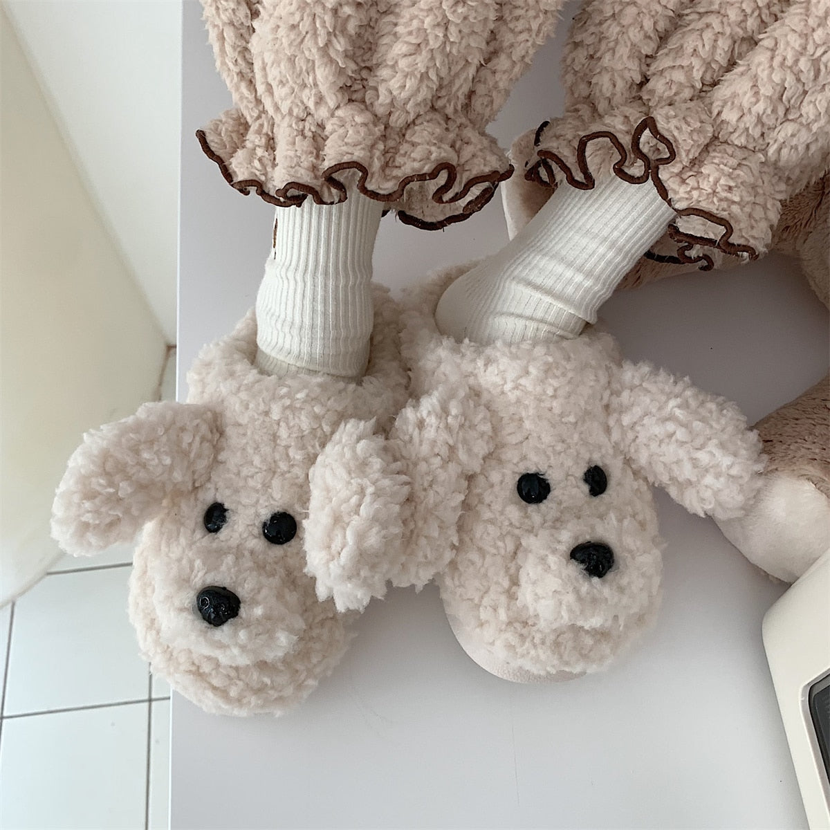 Dierenpantoffels - CozyZoo - Pluizig Ontwerp - Winterwarmte