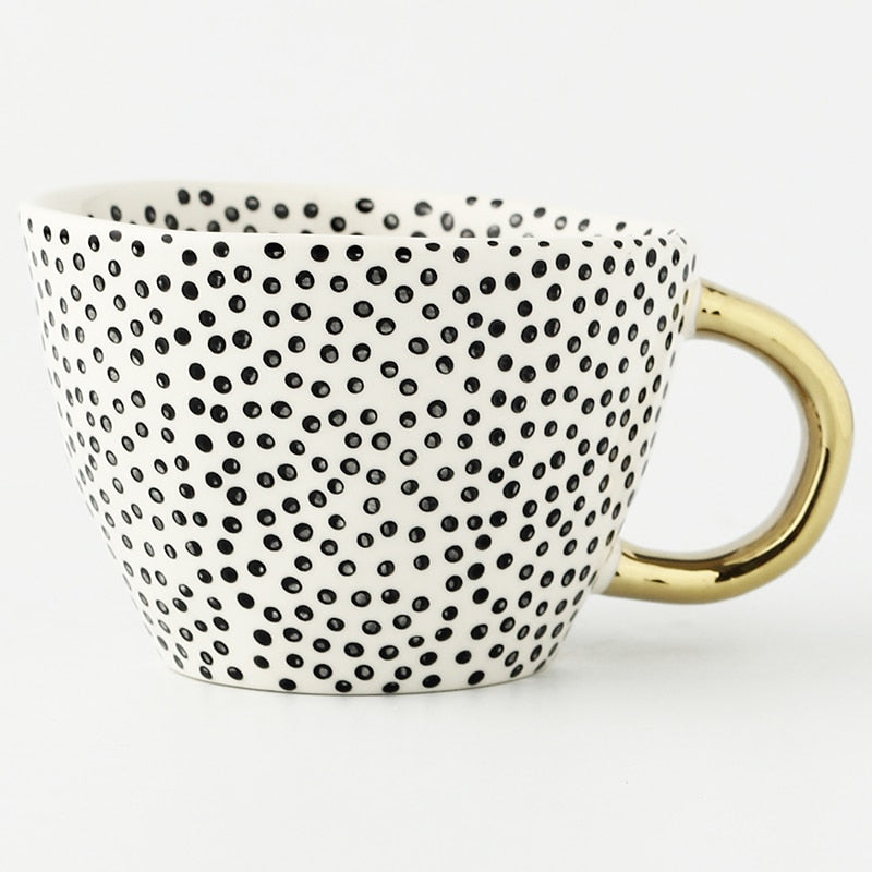 Keramische Mokken - Artistry - Handbeschilderd Design - Geometrische Patronen