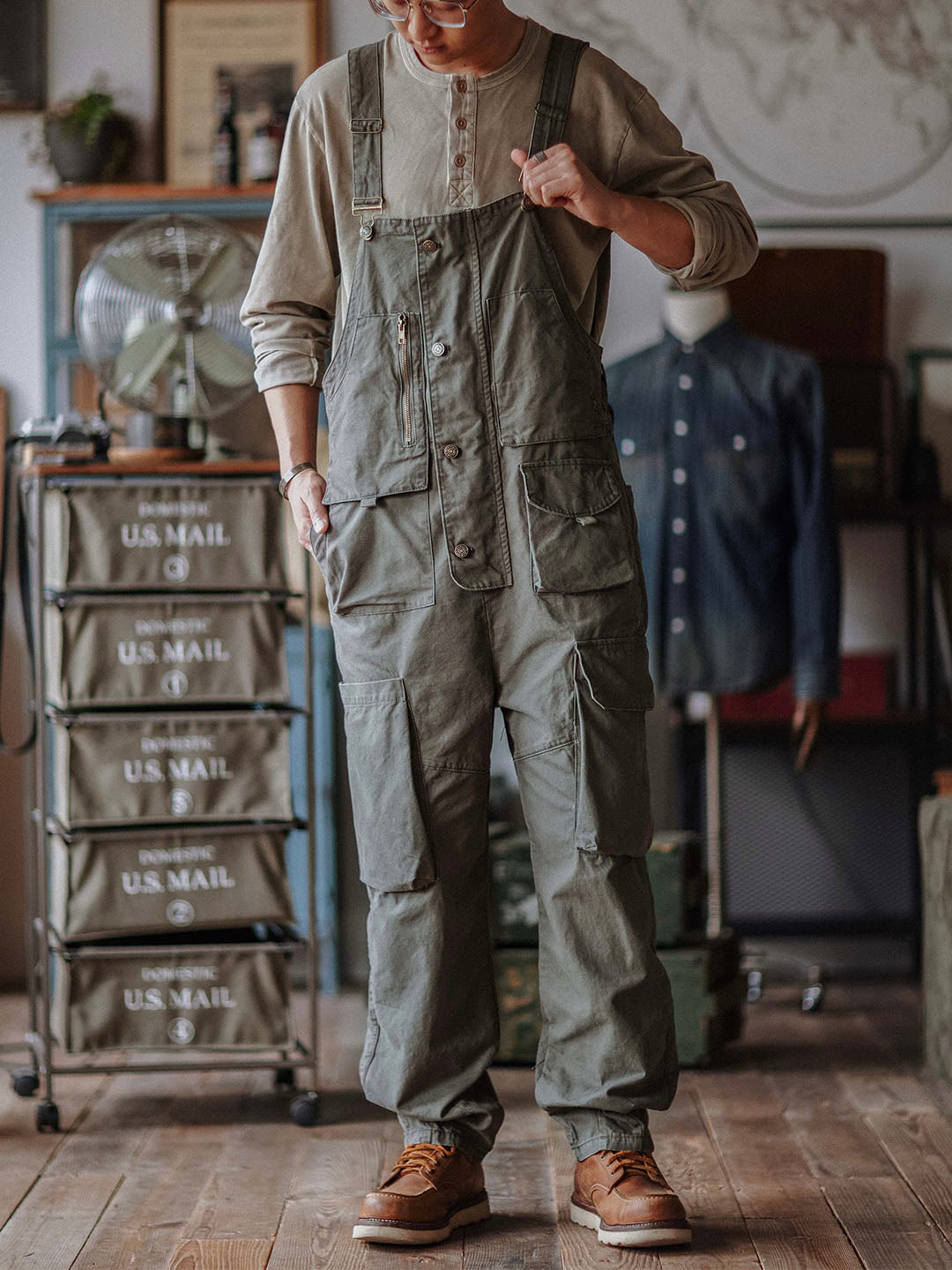 Overalls - TrendFit - Multi-Pocket Design - Casual Jumpsuit