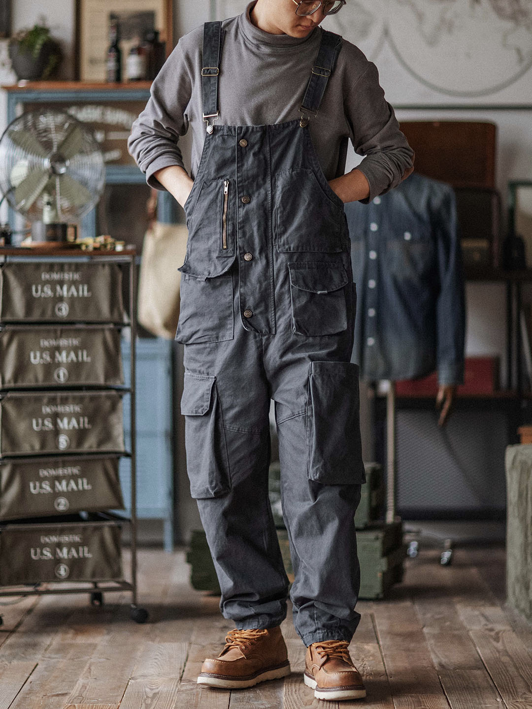 Overalls - TrendFit - Multi-Pocket Design - Casual Jumpsuit