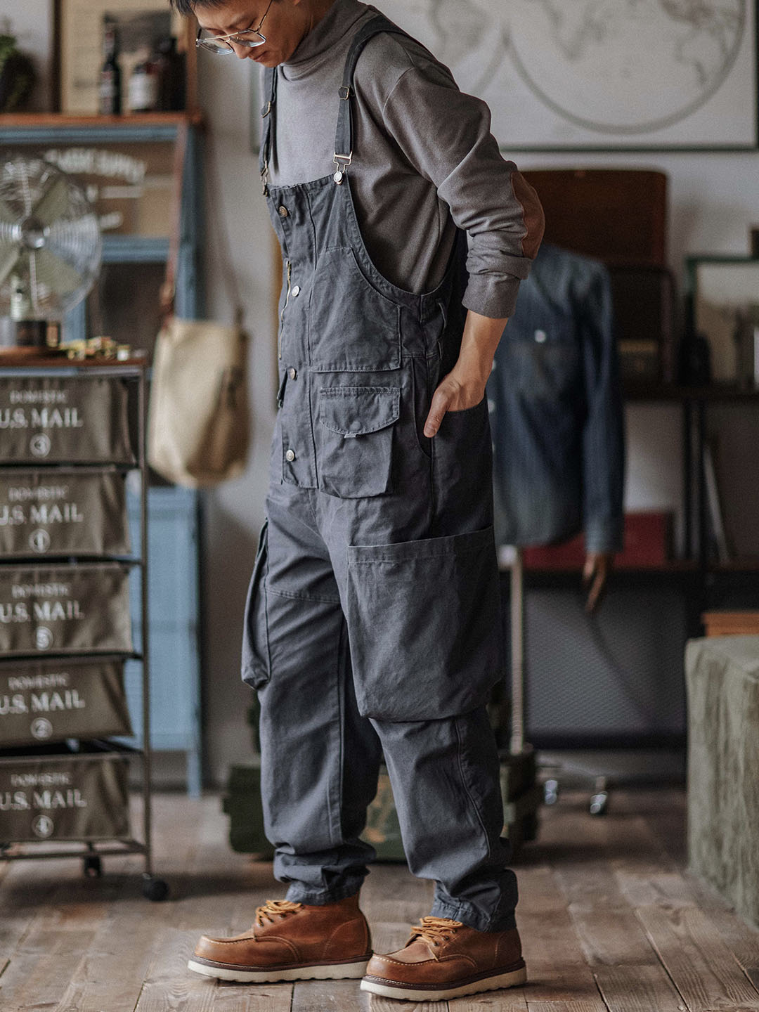 Overalls - TrendFit - Multi-Pocket Design - Casual Jumpsuit