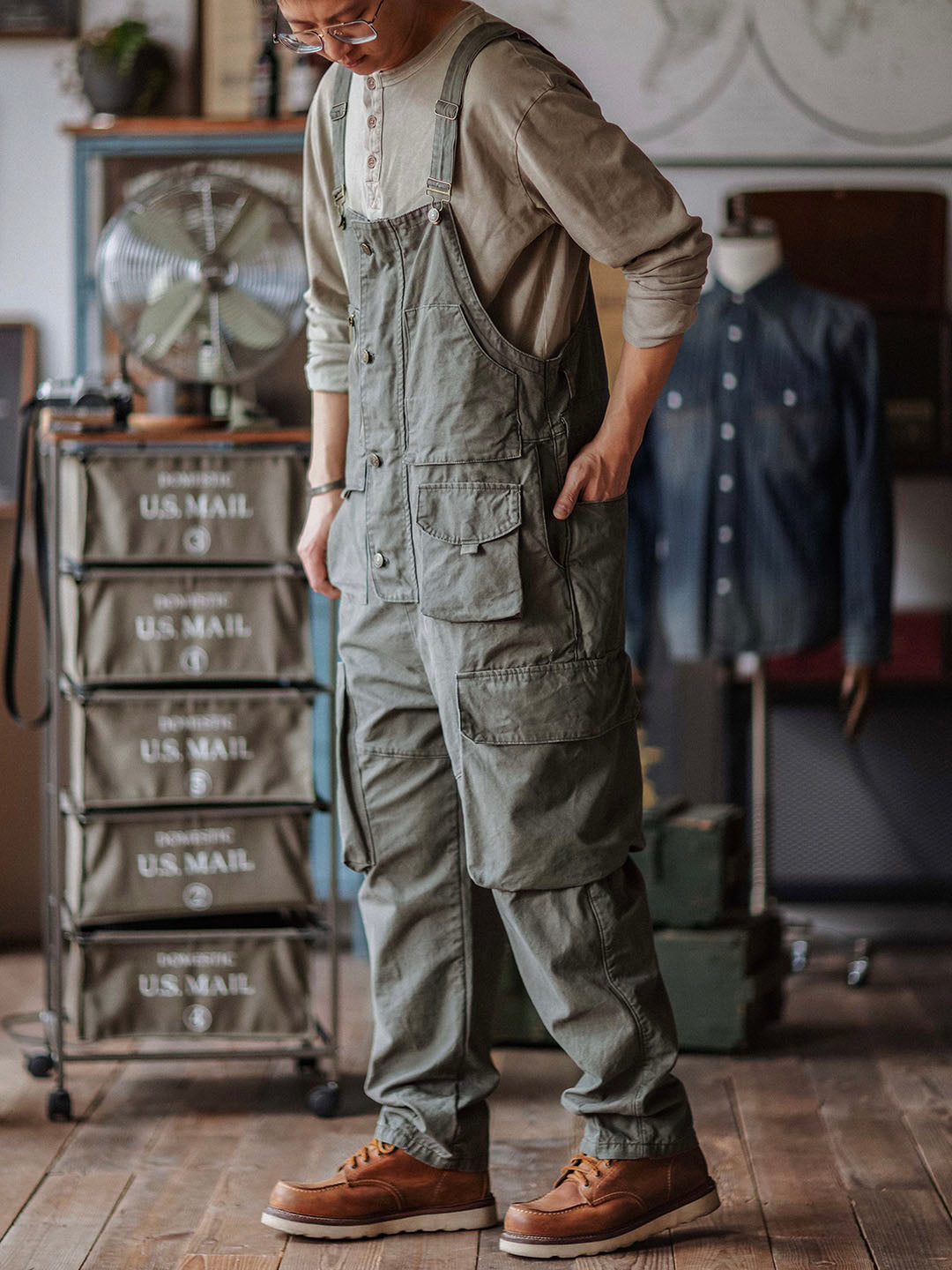Overalls - TrendFit - Multi-Pocket Design - Casual Jumpsuit