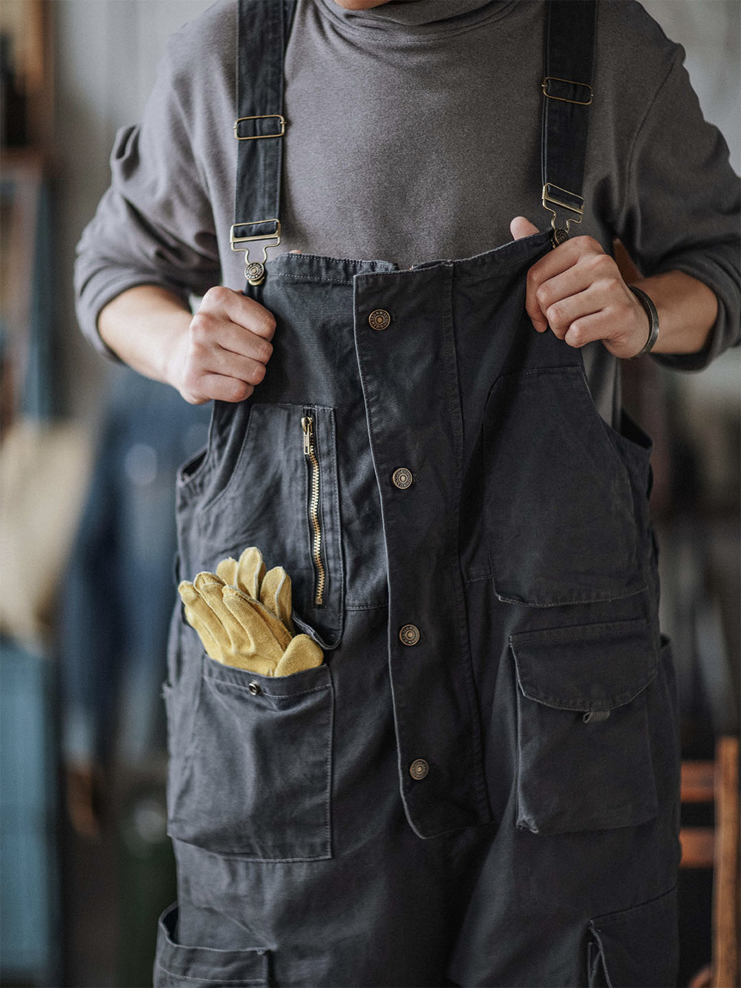 Overalls - TrendFit - Multi-Pocket Design - Casual Jumpsuit